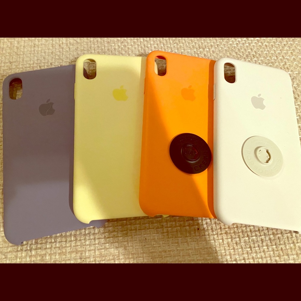 Apple iPhone XS Max silicon case bundle